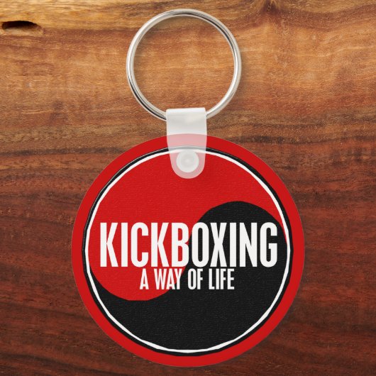 Yin Yang Kickboxing 1 Sleutelhanger (Voorkant)