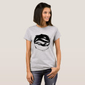 Yin Yang Killer Whales T-shirt (Voorkant volledig)