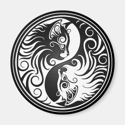 Yin Yang Kittens Magneet (Voorkant)