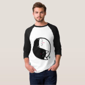 Yin & Yang Kitties T-shirt (Voorkant volledig)