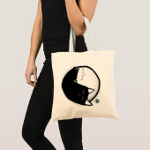 Yin & Yang Kitties Tote Bag (Voorkant (product))