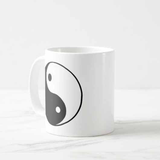 Yin Yang Koffiemok (Voorkant links)