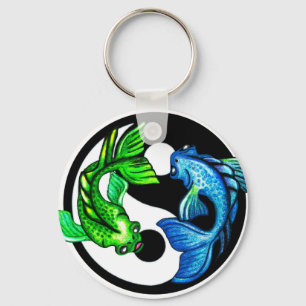 Yin-Yang Koi Design Sleutelhanger