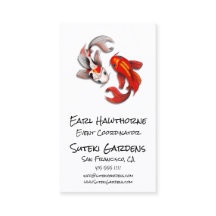 Yin Yang Koi Fish Business Logo Japanse tuin