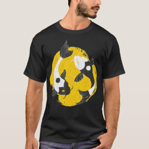 Yin Yang Koi Fish Chinese Good Luck Balance T-shirt