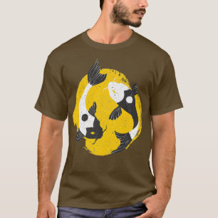 Yin Yang Koi Fish Chinese Good Luck Balance T-shirt