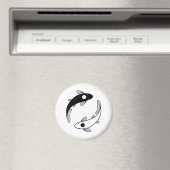 Yin Yang Koi Fish Magneet (Insitu (Vaatwasser))