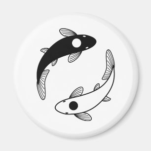 Yin Yang Koi Fish Magneet