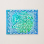 Yin Yang Koi Fish Puzzle Legpuzzel (Horizontaal)