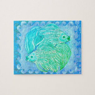 Yin Yang Koi Fish Puzzle Legpuzzel