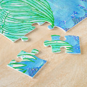 Yin Yang Koi Fish Puzzle Legpuzzel (Zijkant)