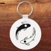 Yin Yang Koi Fish Sleutelhanger (Achterkant)