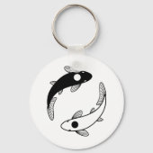 Yin Yang Koi Fish Sleutelhanger (Achterkant)