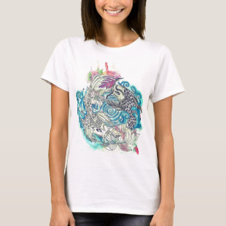 Yin Yang Koi Fish T-shirt