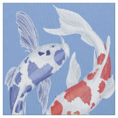 Yin yang koi stof (Close Up)