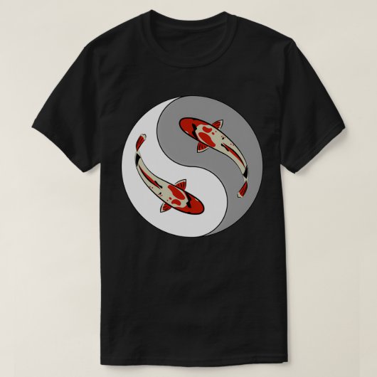 Yin Yang Koi T-shirt (Design voorkant)