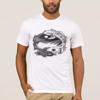 yin yang koi t-shirt
