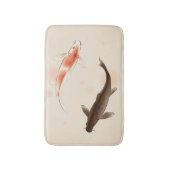 Yin Yang Koi viert in oosterse stijl Badmat (Voorkant Verticaal)