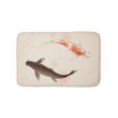 Yin Yang Koi viert in oosterse stijl Badmat (Voorkant)
