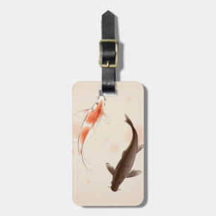 Yin Yang Koi viert in oosterse stijl Bagagelabel