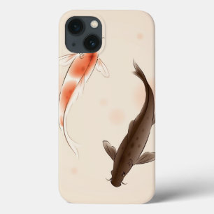 Yin Yang Koi viert in oosterse stijl Case-Mate iPhone Case