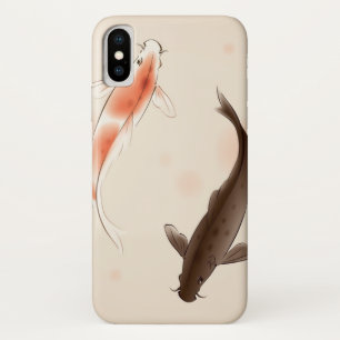 Yin Yang Koi viert in oosterse stijl iPhone X Hoesje