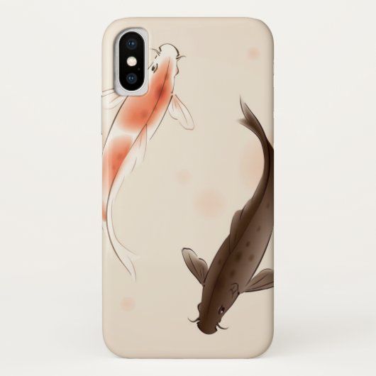 Yin Yang Koi viert in oosterse stijl Case-Mate iPhone Case (Achterkant)