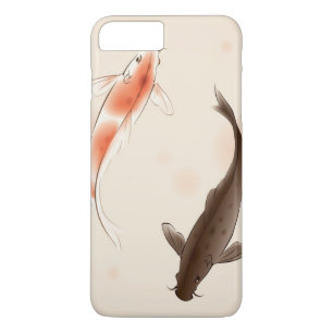 Yin Yang Koi viert in oosterse stijl Case-Mate iPhone Case