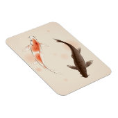 Yin Yang Koi viert in oosterse stijl Magneet (Rechterzijde)