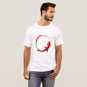 Yin-Yang Koi Vis Balans T-Shirt (Voorkant volledig)