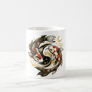 Yin Yang Koi Vis Japanse Esthetiek  Koffiemok