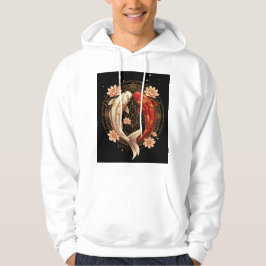 Yin Yang Koi Vis met Lotus Mandala Hoodie