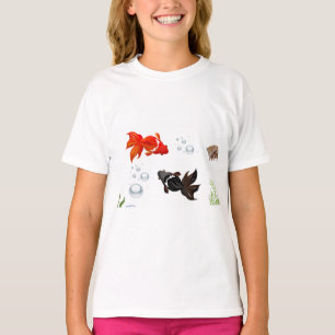 Yin Yang Koi Vis T-Shirt   Japanse Zen & Evenwicht