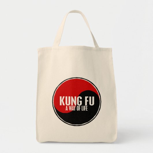 Yin Yang Kung Fu 1 Tote Bag (Voorkant)