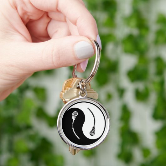 Yin Yang Lacrosse Sleutelhanger (Hand)