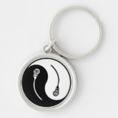Yin Yang Lacrosse Sleutelhanger (Voorkant)