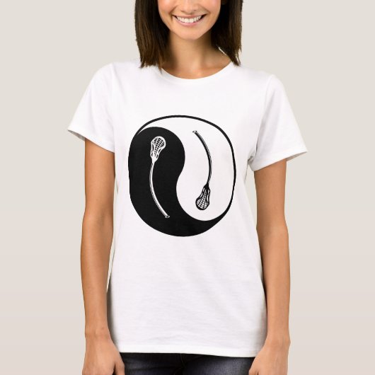 Yin Yang Lacrosse T-shirt (Voorkant)