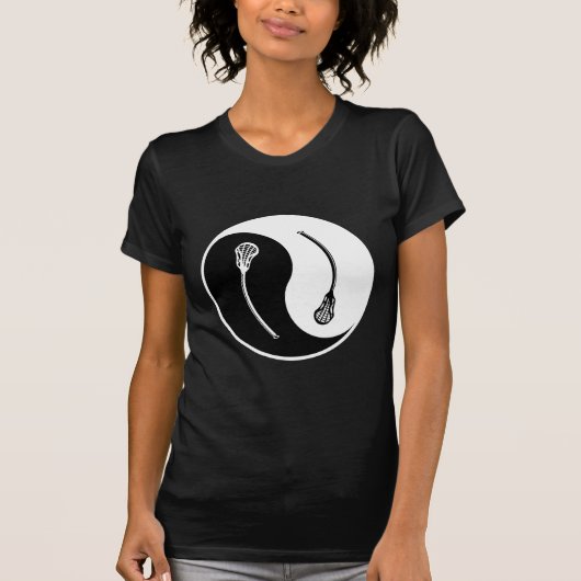 Yin Yang Lacrosse T-shirt (Voorkant)