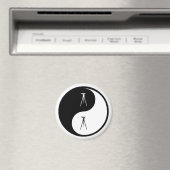 Yin Yang Landmeetkunde Magneet (Insitu (Vaatwasser))