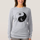 Yin-Yang - Lange T-shirt voor dames (Voorkant)