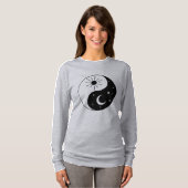 Yin-Yang - Lange T-shirt voor dames (Voorkant volledig)