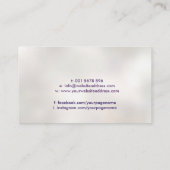 Yin Yang - Levendig evenwicht Visitekaartje (Achterkant)