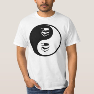 Yin Yang Library Work T-shirt