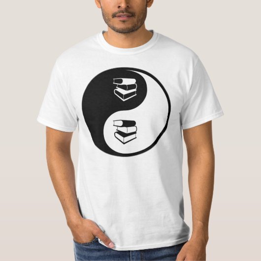 Yin Yang Library Work T-shirt (Voorkant)