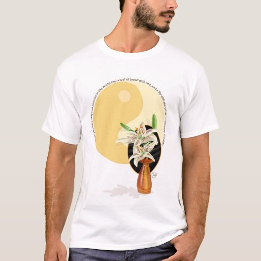 Yin Yang Lilie T-shirt (Voorkant)