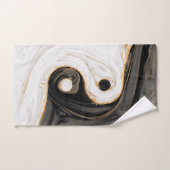 Yin Yang Liquid Marble Bad Handdoek (Handdoek)