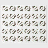 Yin Yang Lizards gefeliciteerd Cadeaupapier (Vlak)