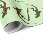 Yin Yang Lizards Gefeliciteerd xx Cadeaupapier (Rol Hoek)