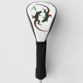 Yin Yang Lizards Initiaal Golfheadcover (Voorkant)