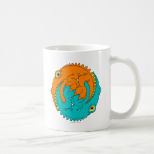 Yin Yang Lizards Koffiemok
